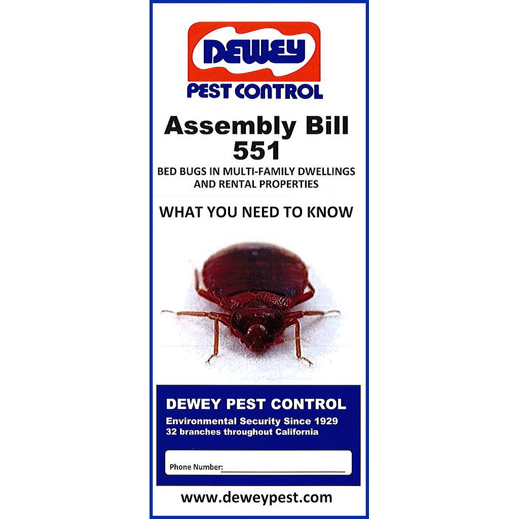 Bed Bug Brochure (AB551)   P-20.1 