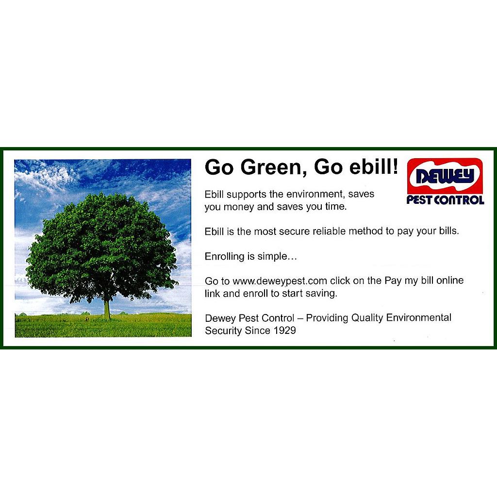 Go Green - Go Ebill Flyers P-37.3