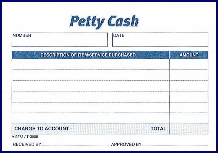 Received Petty Cash    O-64.0   