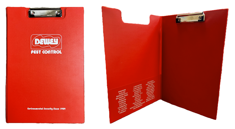 Red Clipboard Binder  O-72.7