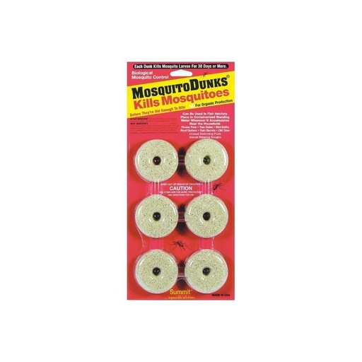 Mosquito Dunks Biological -            Pack of 6 Dunks