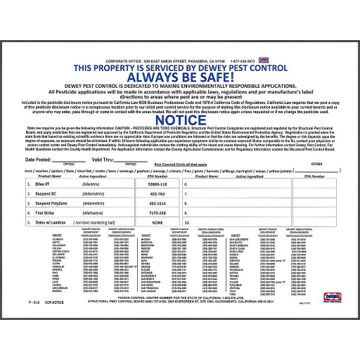 [P-31.0] CCR Notice   P-31.0 