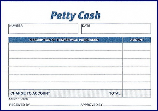 [O-64.0] Received Petty Cash    O-64.0   