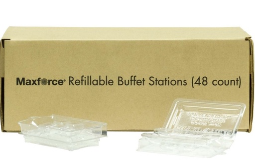 Maxforce Refillable Buffet Station Box (48 stations)