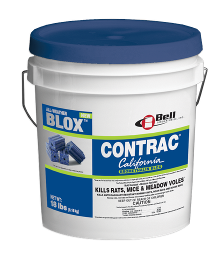 CONTRAC CALIF. - All Weather Blox Rodenticide (18lb) - CA ONLY